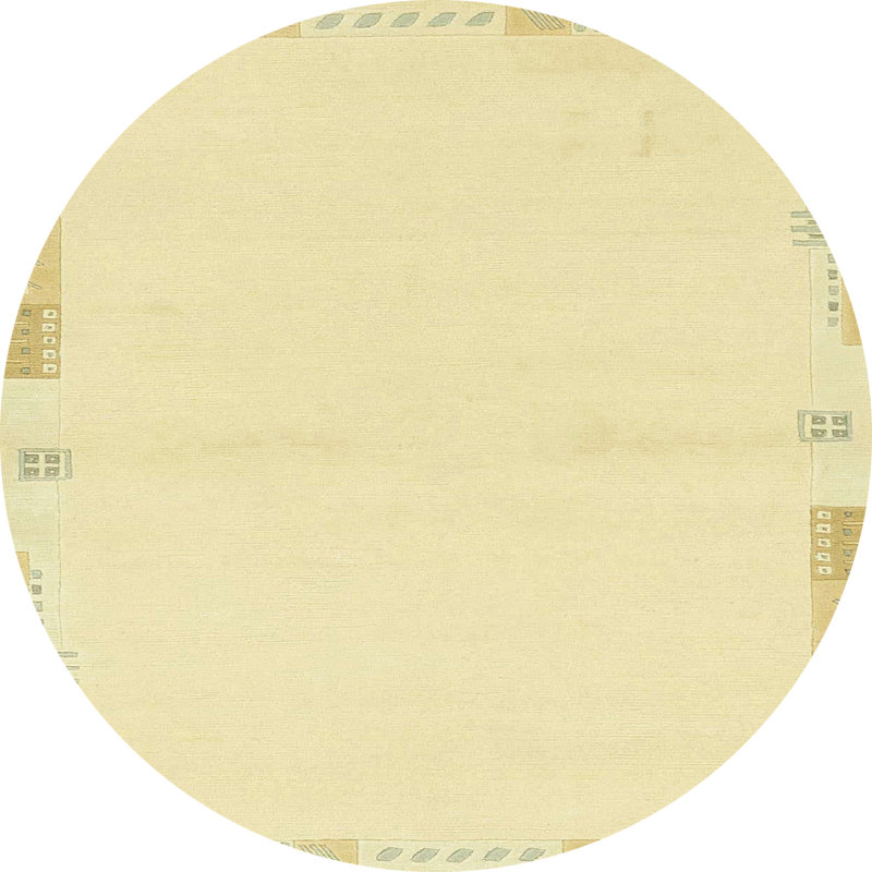 Abstract Indoor Rug, Round 5'