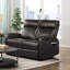 Canapé deux places inclinable avec poche latérale, design compact-1702797130