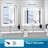 LED Bathroom Mirror With Front And Backlight, Defogging, And Dimmable Functionality
