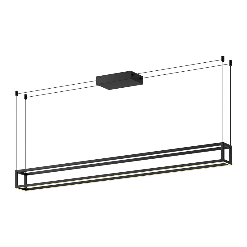 Plaza 1 - Light LED Pendant, Black