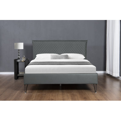 Donalsonville UK Double - DE 135 X 190 Cm Metal Bed
