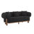 Clintin 82" Boucle Upholstered Rubberwood Sofa With Curved Round Arm-111532000