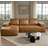 Rosella L-Shaped Faux Leather Sectional Sofa with Chaise-2062405233