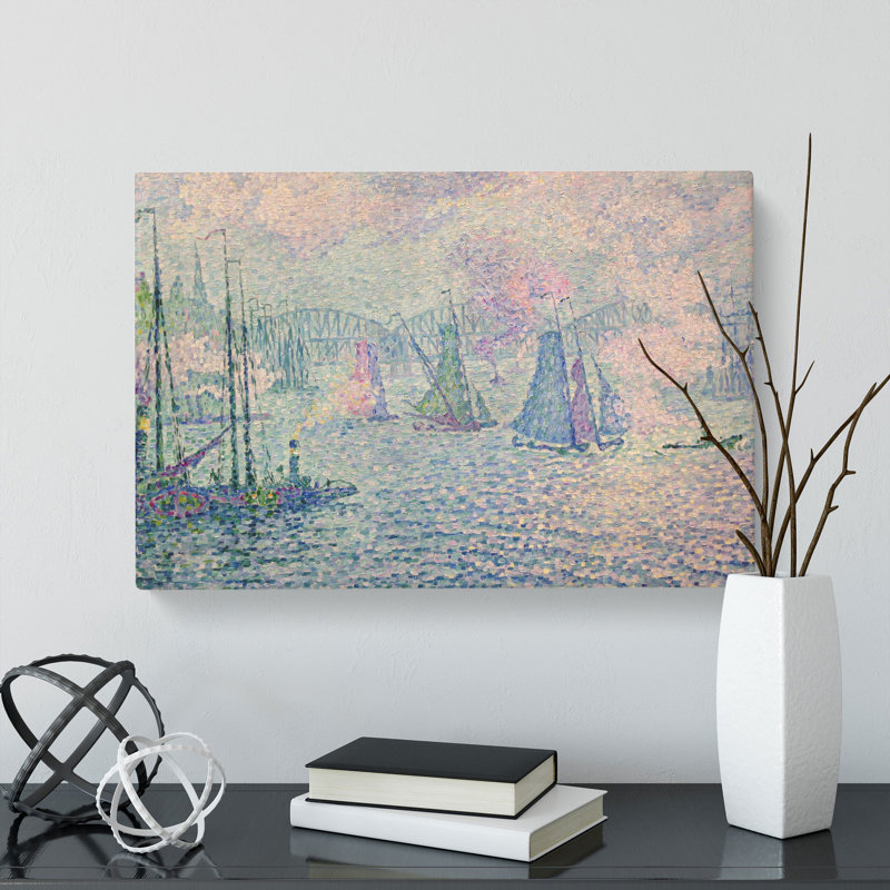 Rotterdam The Meuse by Paul Signac - Wrapped Canvas, 40cm H x 60cm W x 3cm D