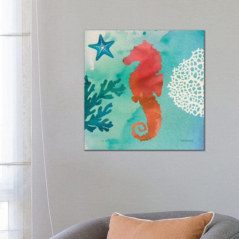 Under The Sea I by Studio Mousseau - Wrapped Canvas Painting, 66.04 cm H x 66.04 cm W x 1.91 cm D