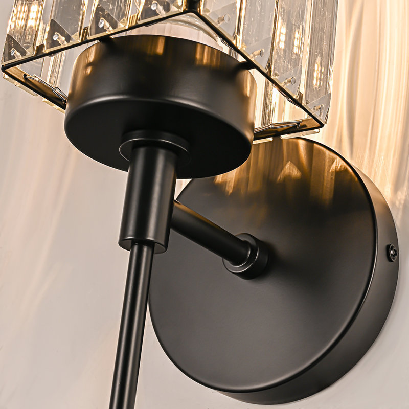 Edgars 1 - Light Wall Sconces, Black