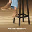 Counter Stool with Metal Frame