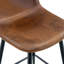 Brun - Chaise de bar en tissu avec renfort croisé, support de poutre, choix de couleurs multiples pour la décoration Design ergonomique, options