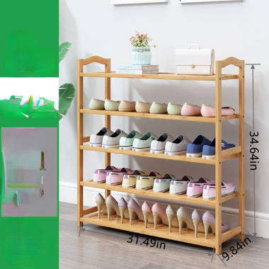 Latitude Run® 2-Tier 8 Pair Stackable Shoe Rack