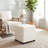 15.3" Square Storage Ottoman Bench for Living Room-1413643937
