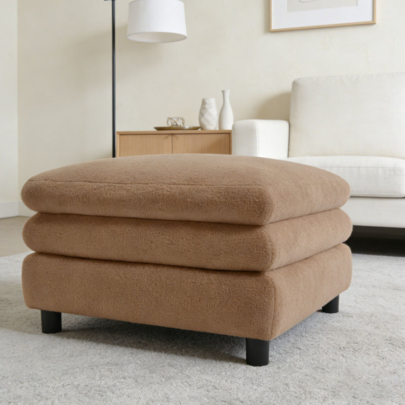 Curved Ottoman, Camel