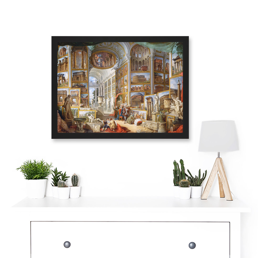Panini Ancient Rome Monuments Allegory Painting by Value Does Not Apply - Single Picture Frame Print