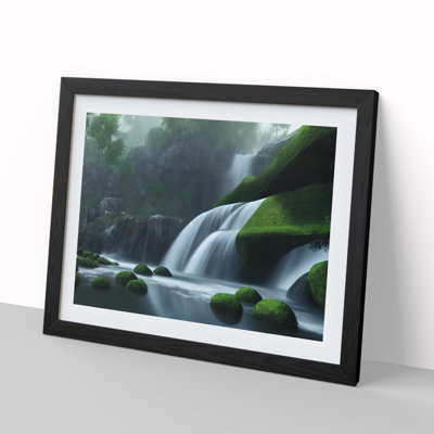Reflective Waterfall - Single Picture Frame Print