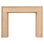 Modern Ember Leavitt Wood Fireplace Mantel Surround Kit