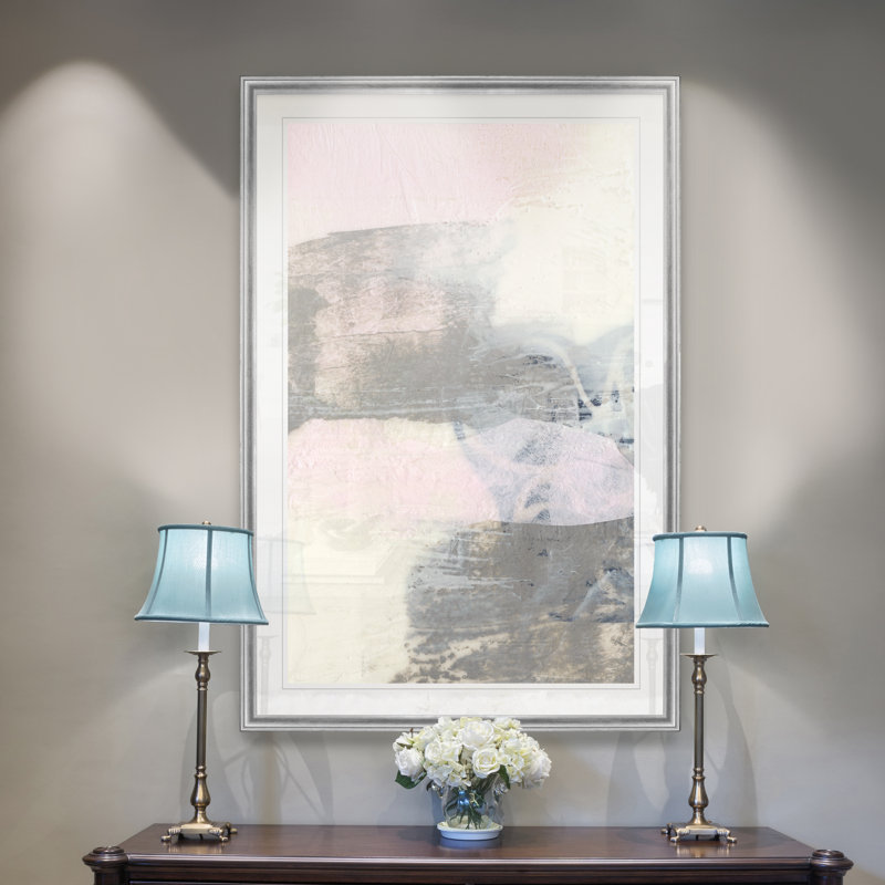 «Sweet Calm I», reproduction sur toile, H 22,5 po x l 30,5 po x P 1,5 po, Cadre argenté