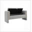 Banc de bout avec accoudoirs et rangement Modern Teddy