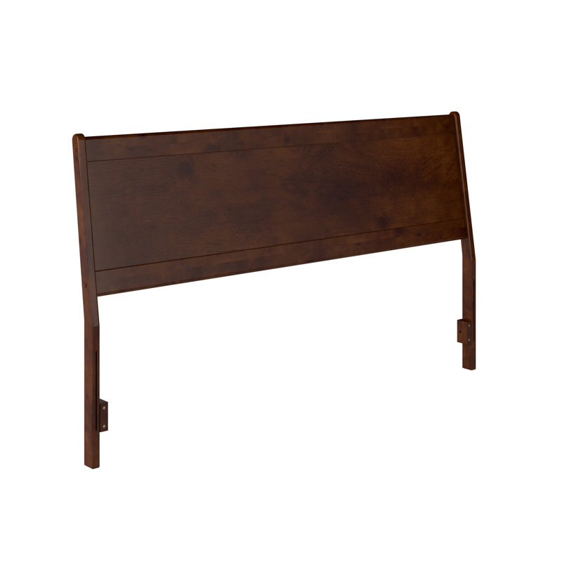 Tête de lit en bois massif Sadiras, King, Walnut