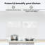 Vidaxl Kitchen Backsplash Tempered Glass Surface Modern Decor Home Style Chic-124755322-124755326