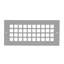 Grille carrée en aluminium Reggio-82575360-40045189