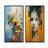 Tangerine Tapestry Orange Fruit - Fruits Canvas Prints Set Of 2-19004836-19004762