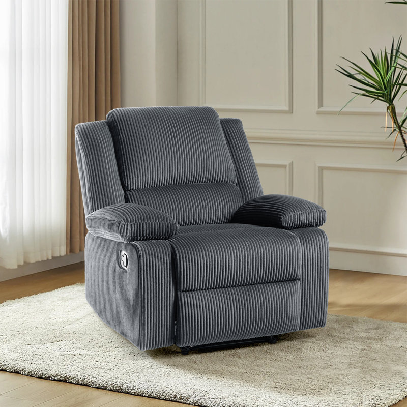Ameiah Recliner, Dark Grey
