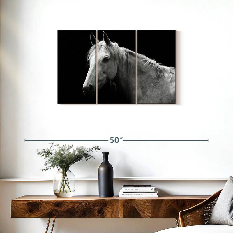 Brampt Horse Headshot, 20" H x 33" W