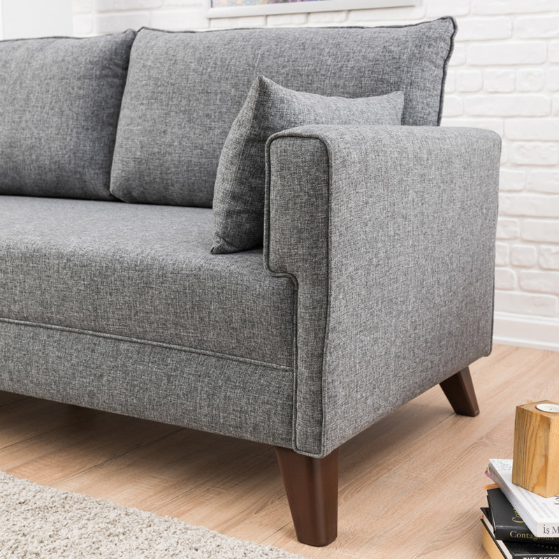 Canapé Wylandville, Grey 100% Polyester, 33,5 po H x 69,7 po L x 31,9 po P