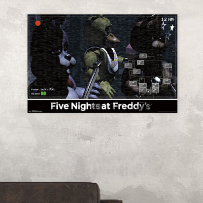 « cinq nuits at freddy-show stage », reproduction d’impression sur papier
