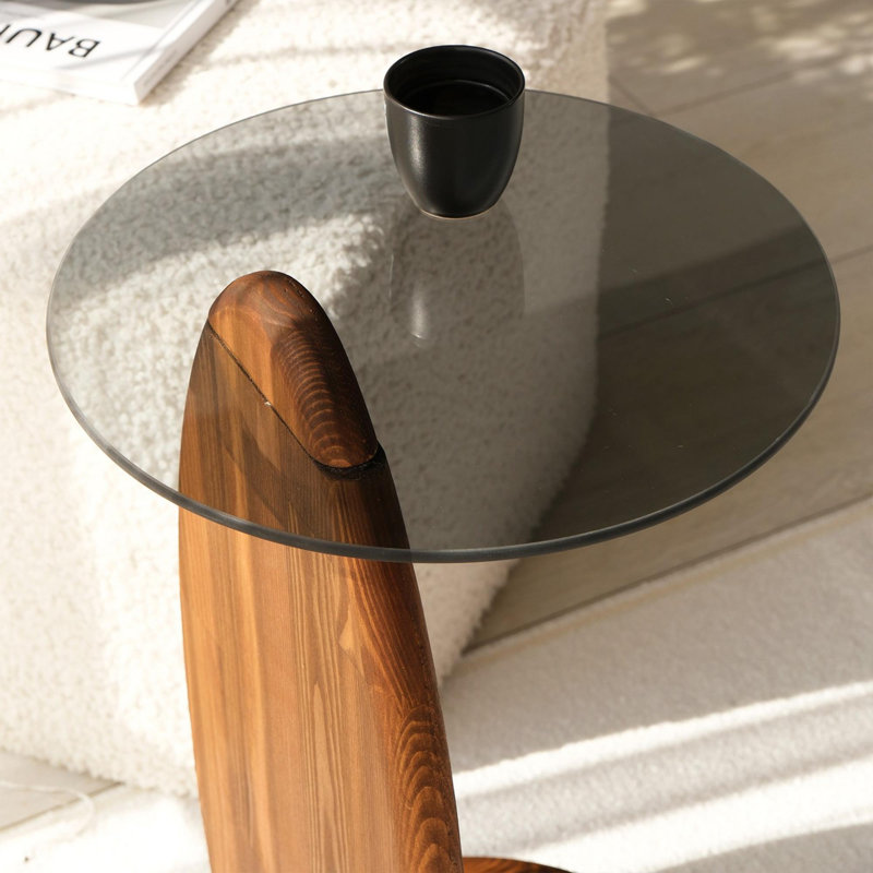 Siyan Side Table, Fume