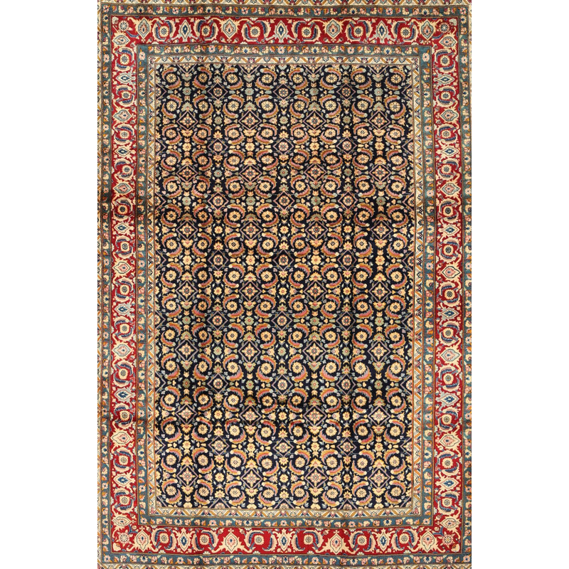 Tapis brun/beige traditionnel, Rectangle 5 pi x 7 pi