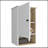 St. Angelo Medicine Cabinet, Two Internal Shelves, Single Door, One Shelf-296199607