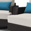 Chaises longues pivotantes en osier Ehrenfried-70366835
