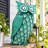 14" Handcrafted Owl Statue Metal Yard Art for Garden Patio, Balcony, Home Tabletop Decor
