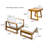 Outdoor Solid Wood Lounge Chair Set-1173672229