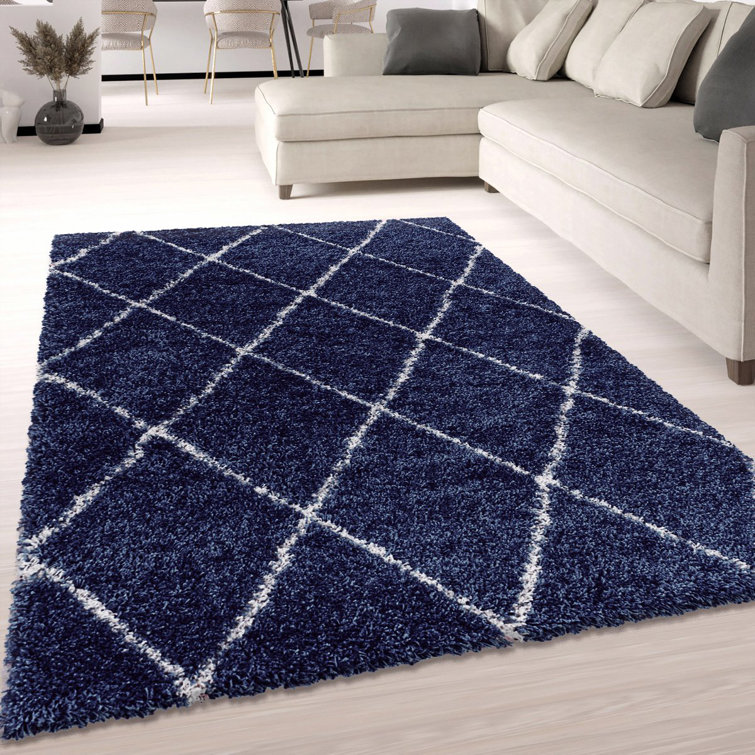 Curteria Geometric Shag Area Rug