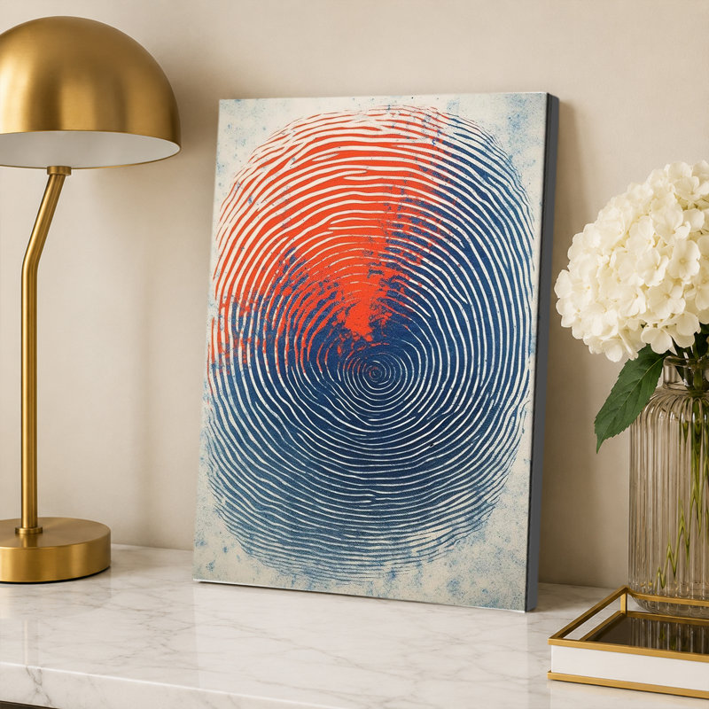 Affiche d'empreintes digitales, 20x30inch