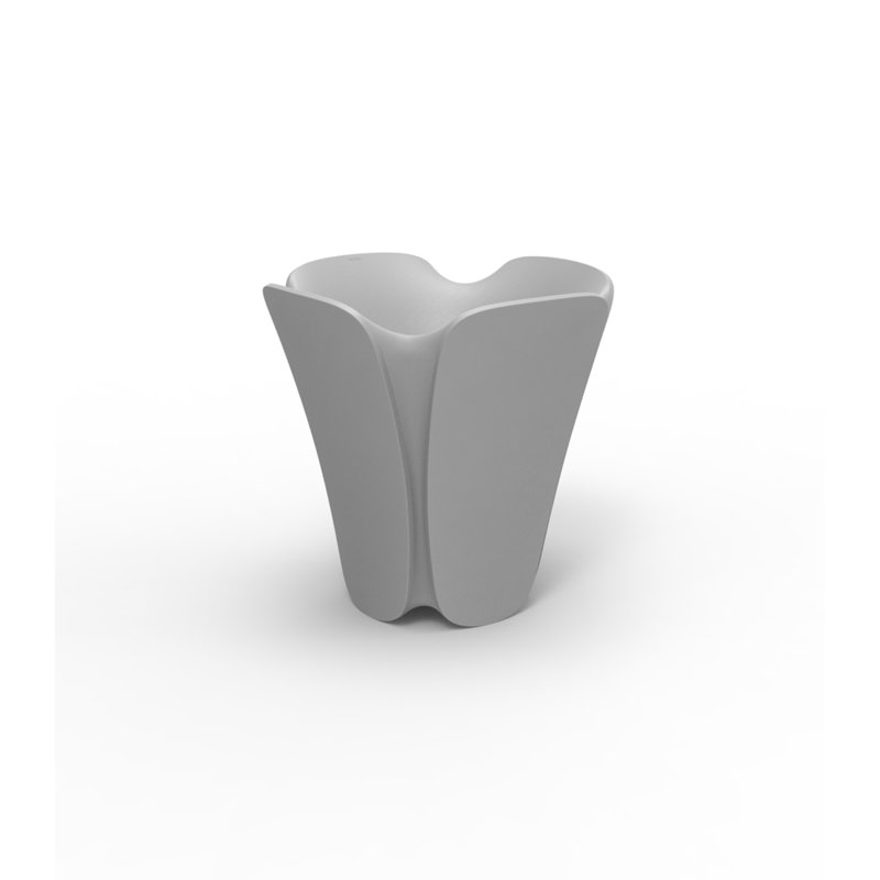 Pezzettina Resin Pot Planter, Steel, 33.5" H x 33.5" W x 33.5" D