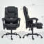Fauteuil de bureau en similicuir avec massage, fauteuil de bureau, fauteuil inclinable-1318623765