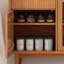 Buffet de rangement multifonctionnel en bois massif-1746928459