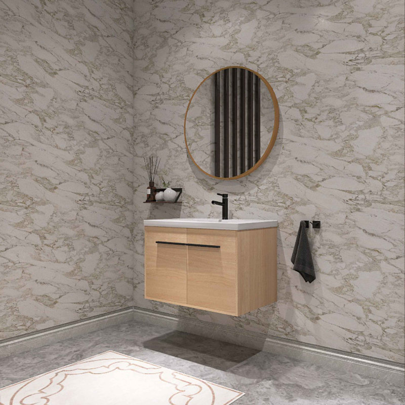 29.56'' Single Bathroom Vanity with Resin Top