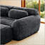Upholstered 80.4 " L-Shaped Sectional with Ottoman