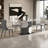 Gray Microlite Rectangular Dining Tables-103558330