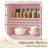 31.5" Kitchen Pantry Cabinet with Glass Doors and Drawer, Adjustable Shelves, Freestanding Storage Cabinet for Kitchen or Dining Room-1790493902