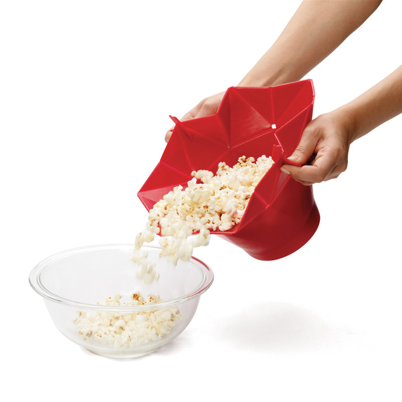 Chef'n Poptop Microwave Popcorn Popper, Popcorn Boxes, Bags & Bowls