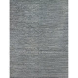 Hand Knotted Area Rug in Gray/White