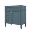 Meuble-lavabo innovant de 30 po avec lavabo, 2 tiroirs, une armoire et un tiroir basculant-1175042351