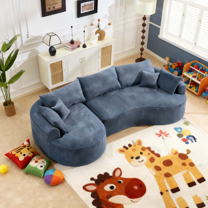 Canapé 124,5 po, Bleu