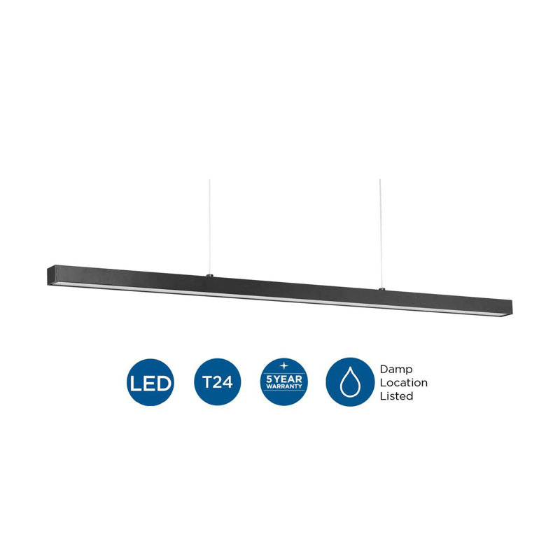 Flint 1 - Light LED Single Pendant, Black