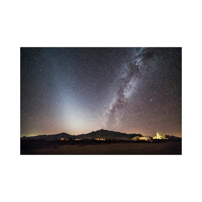" The Bright Milky Way With Zodiacal Light And Interstellar Dust Above Mountains In Arizona. " by Alan Dyer