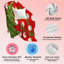 Couverture polaire de Noël JYK pour lit simple, légère, respirante, douce et chaude en microfibre pelucheuse, 152 x 203 cm, motif sapin de Noël ondulé-134777803